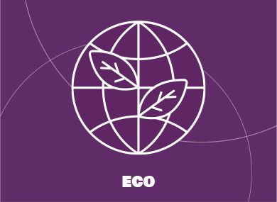 eco and recycled products image logo